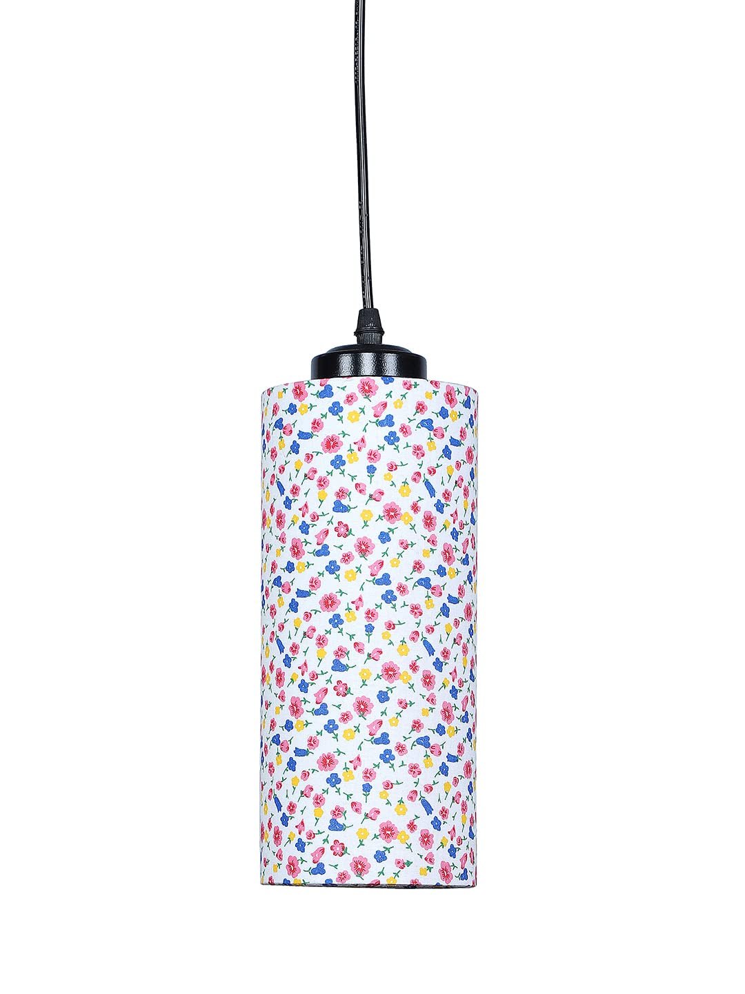 Multicolor Cotton Cylindrical Hanging Lamp (SH15)