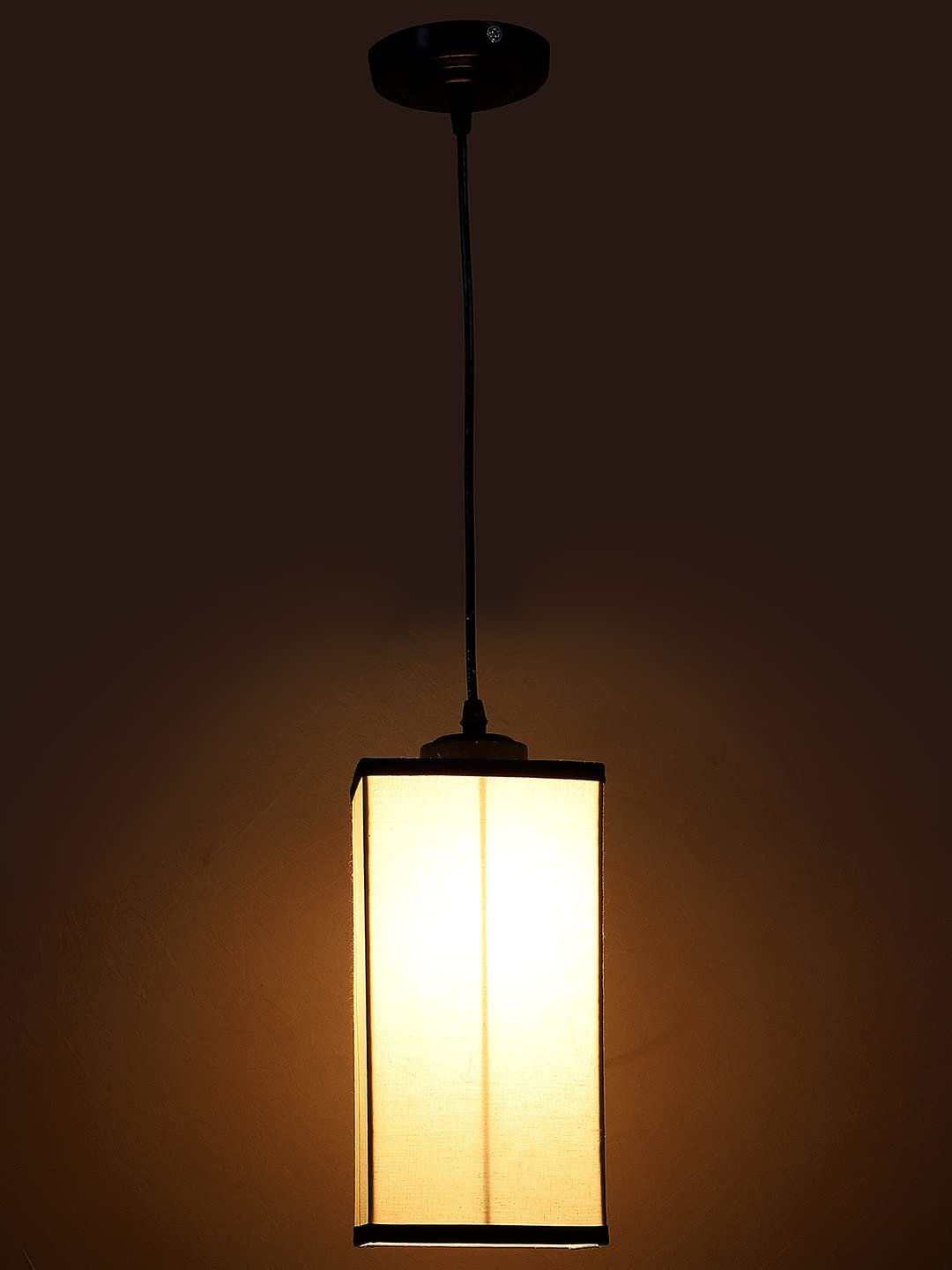 Multicolor Cotton Square Hanging Lamp (SH22)