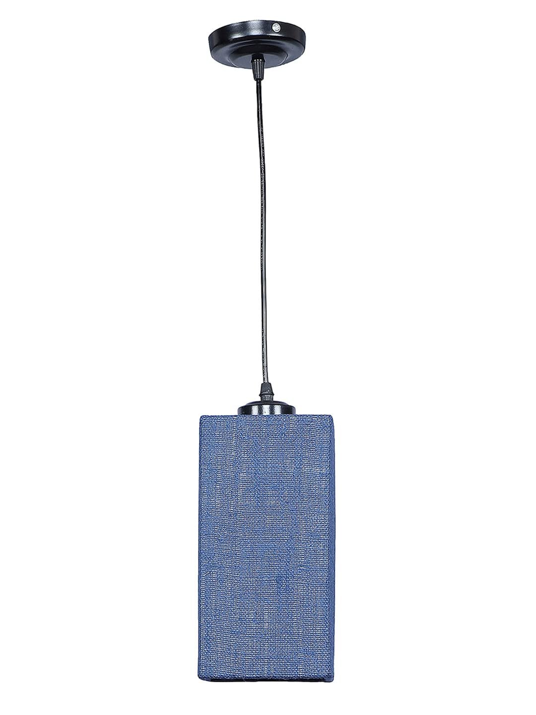 Blue Jute Square Hanging Lamp (SH27)