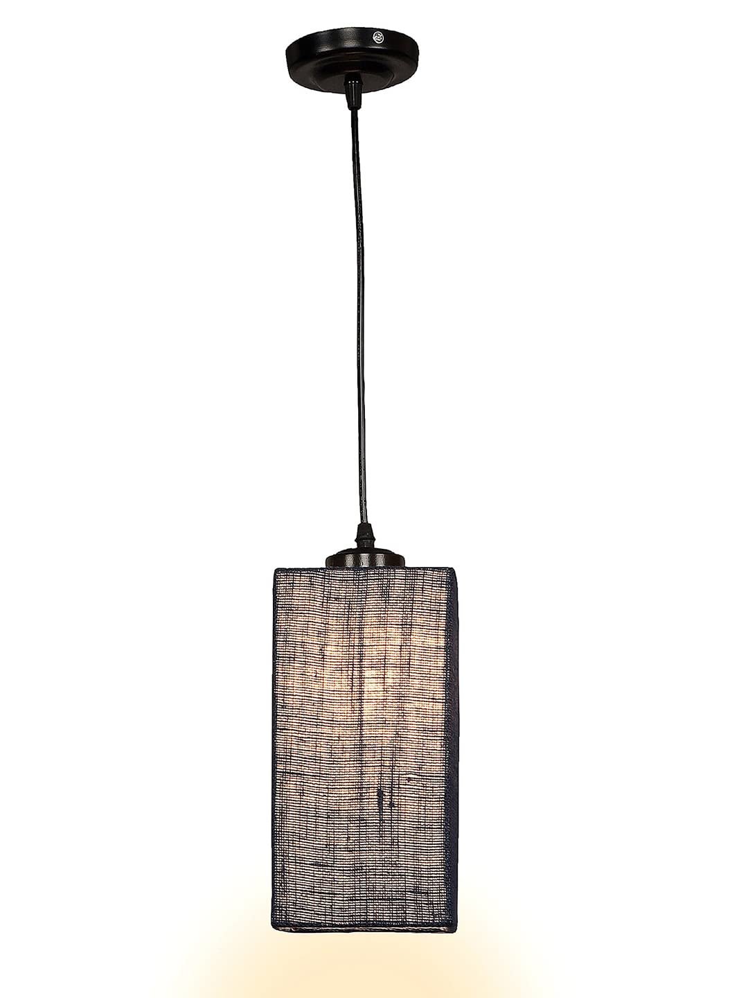 Blue Jute Square Hanging Lamp (SH27)