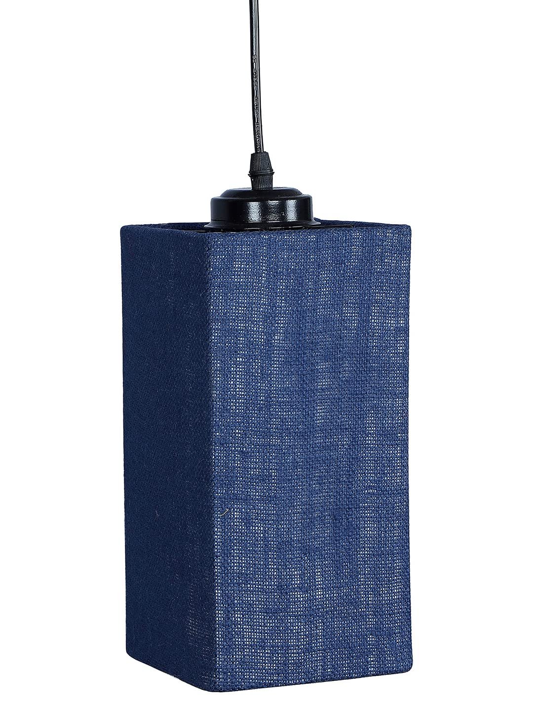 Blue Jute Square Hanging Lamp (SH27)