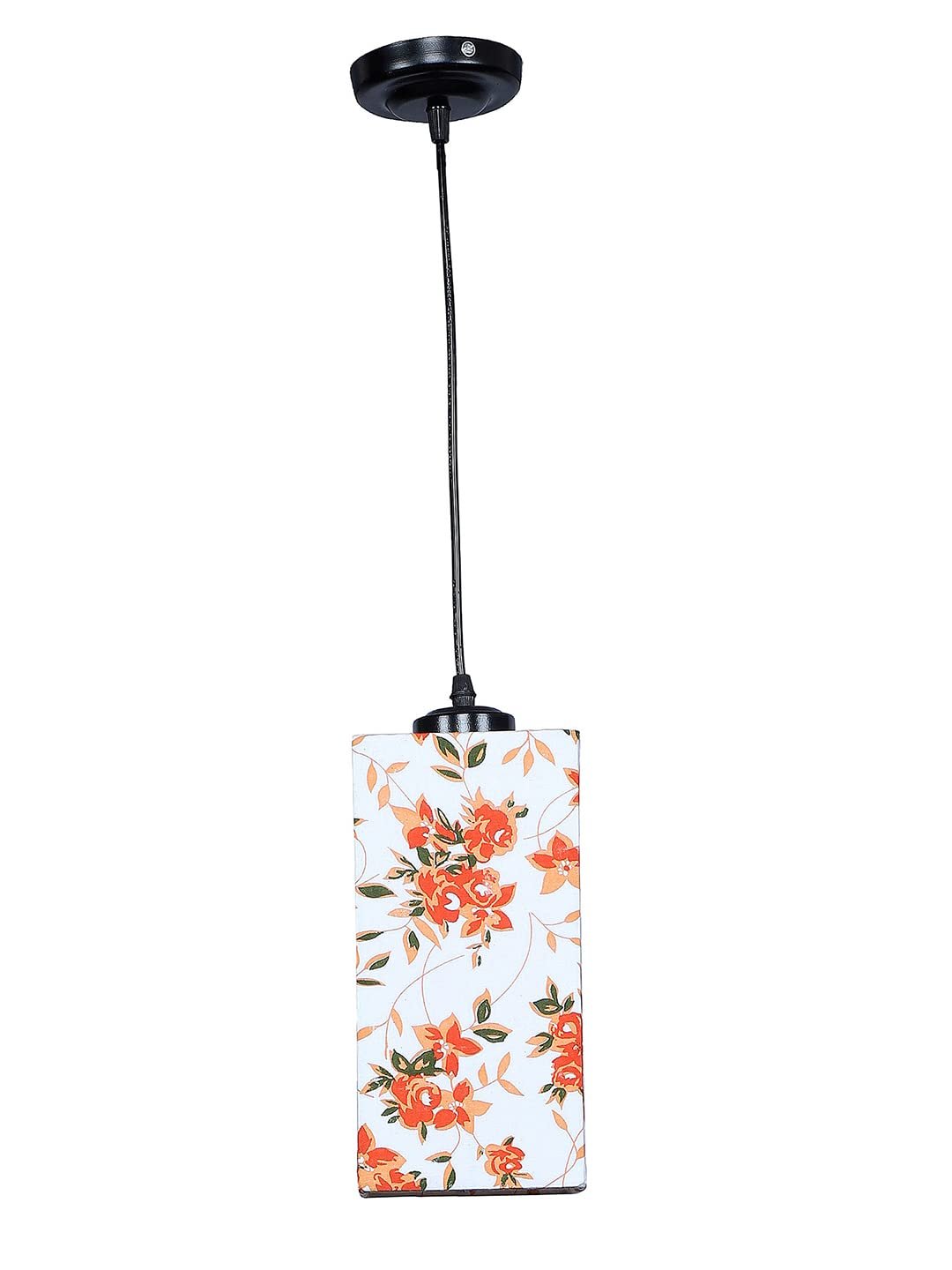 Multicolor Cotton Square Hanging Lamp (SH29)