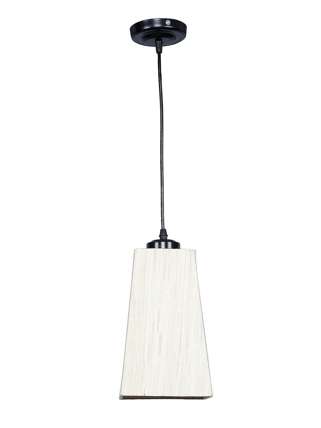 Off-White Cotton Pyramid Hanging Lamp (SH31)