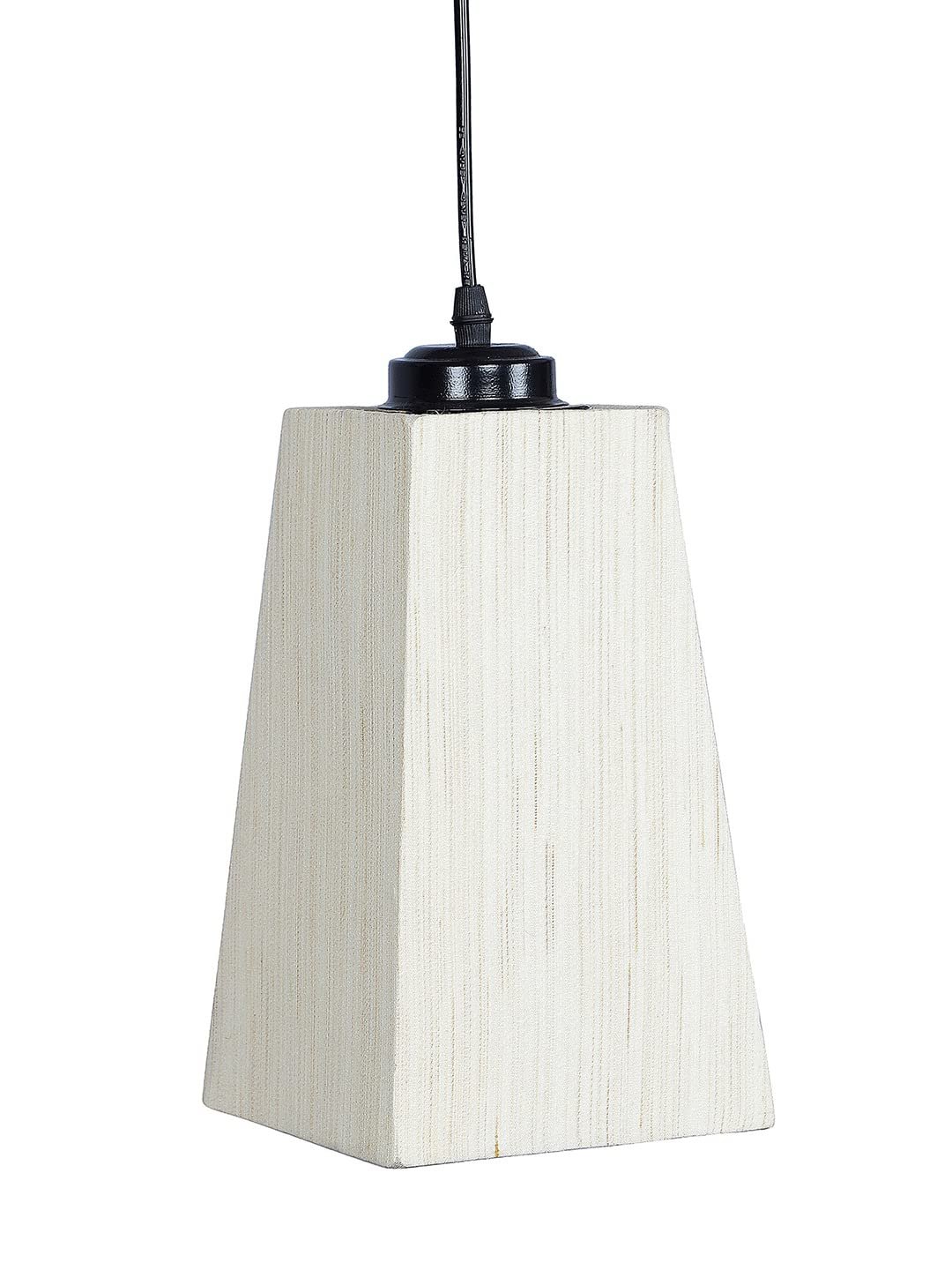 Off-White Cotton Pyramid Hanging Lamp (SH31)