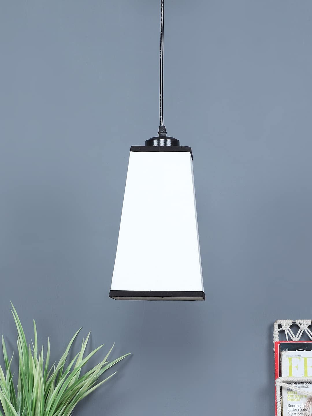 Multicolor Cotton Pyramid Hanging Lamp (SH37)