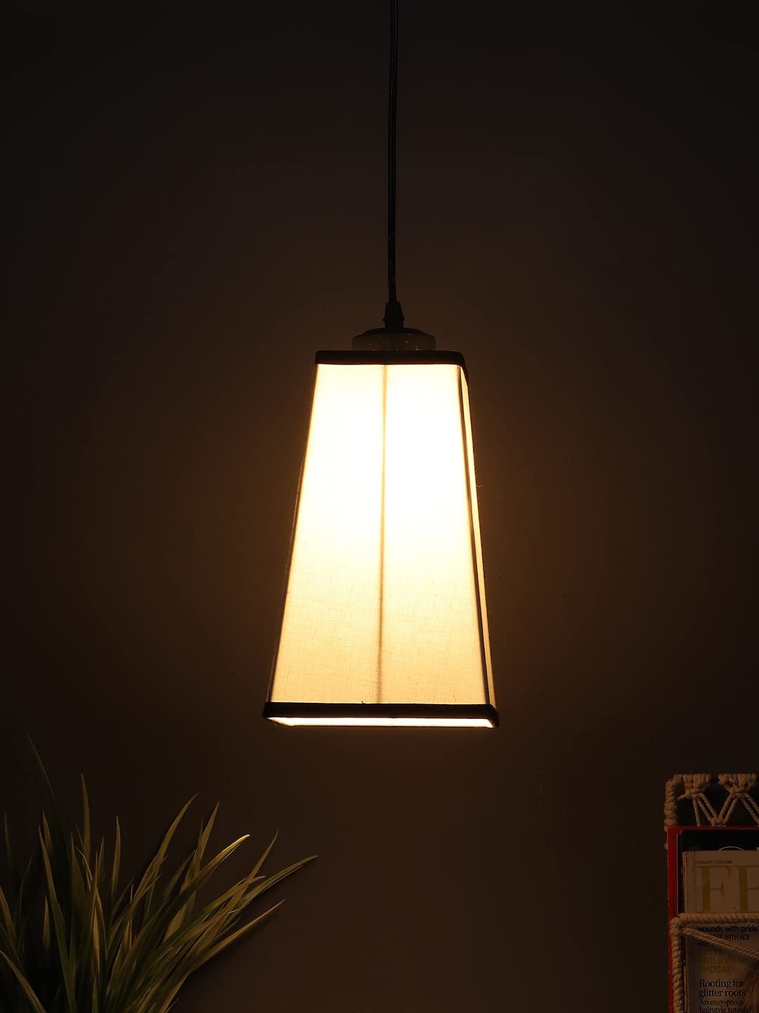 Multicolor Cotton Pyramid Hanging Lamp (SH37)