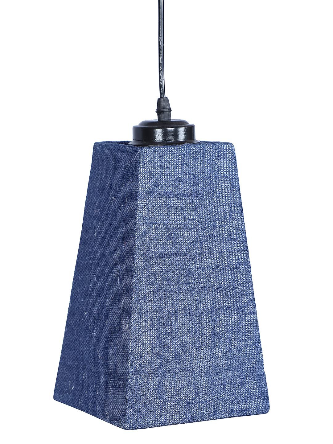 Blue Jute PyramidHanging Lamp (SH42)