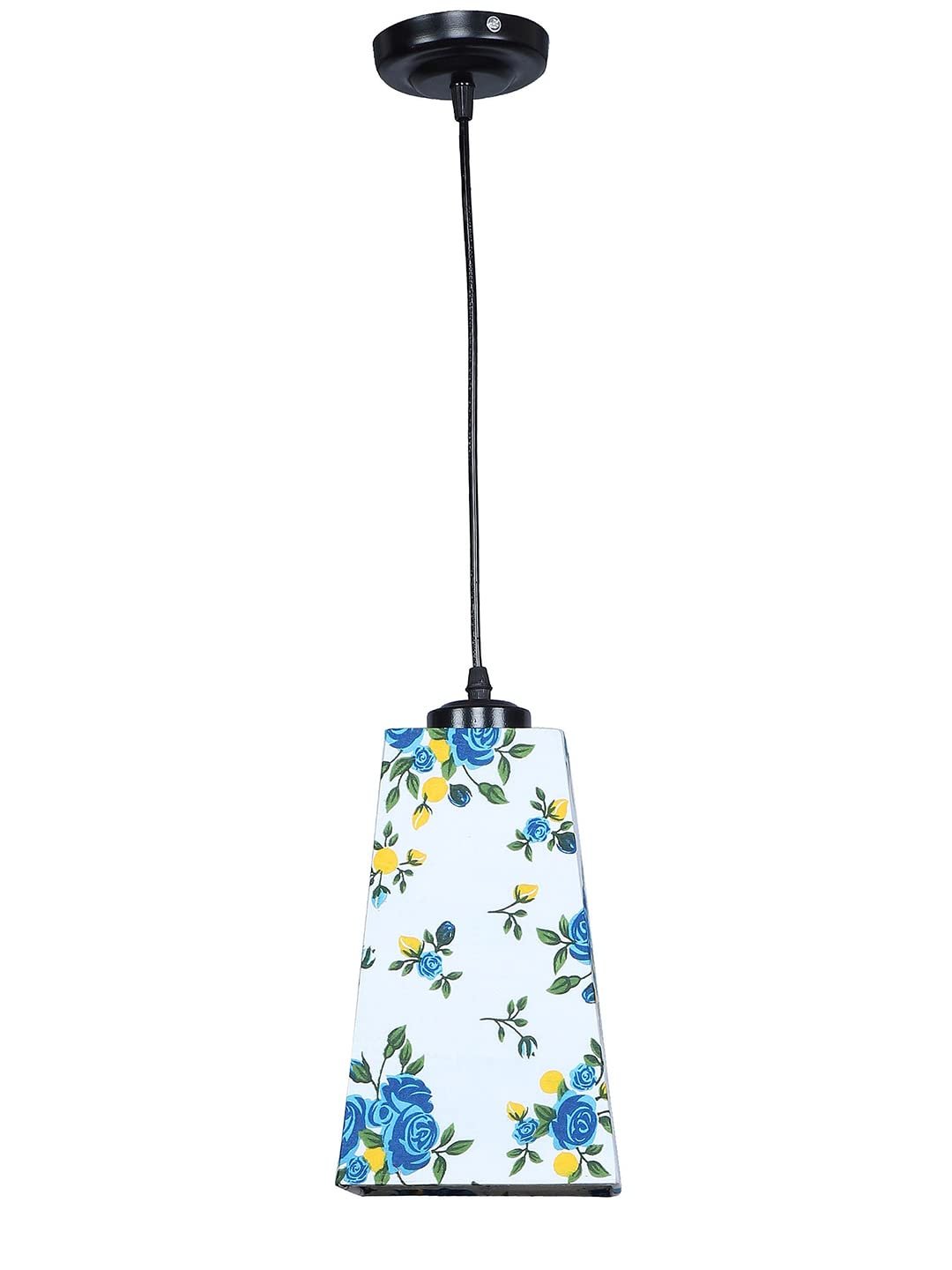 Multicolor Cotton Pyramid Hanging Lamp (SH43)