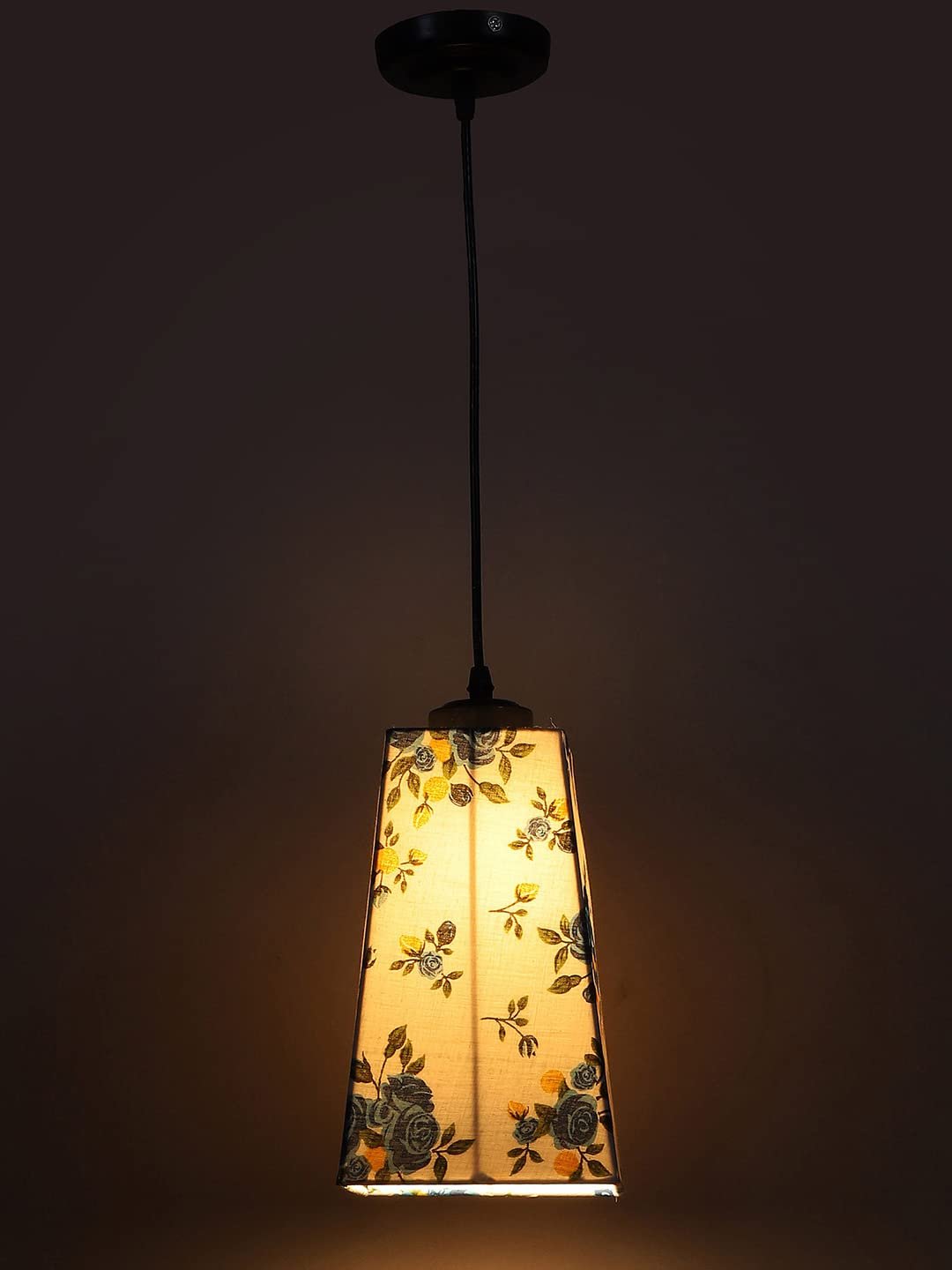 Multicolor Cotton Pyramid Hanging Lamp (SH43)