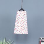 Multicolor Cotton Pyramid Hanging Lamp (SH45)
