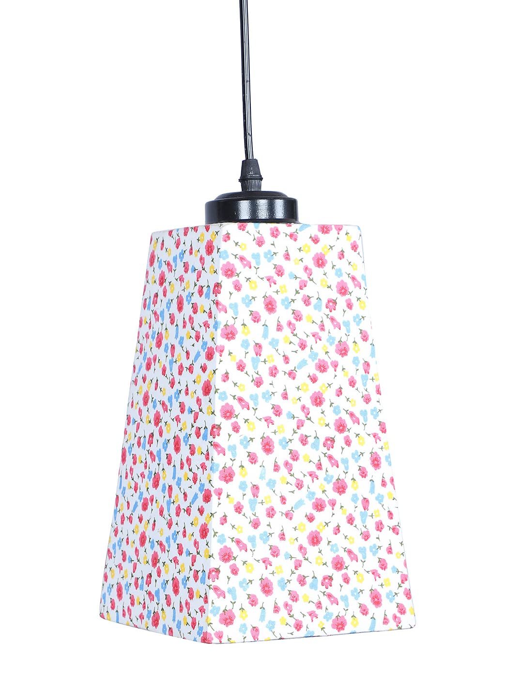 Multicolor Cotton Pyramid Hanging Lamp (SH45)