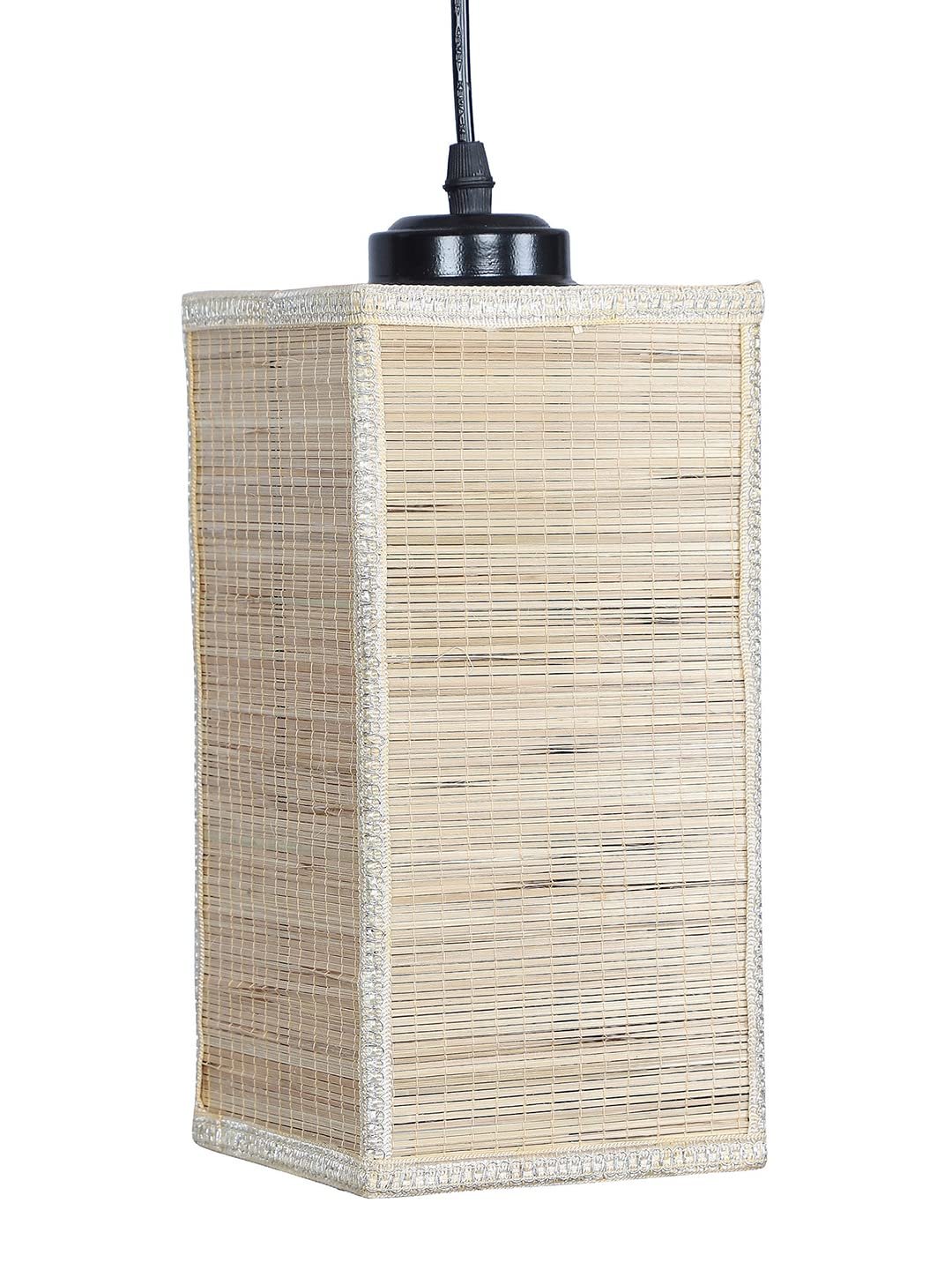 Natural Square Bamboo Hanging Lamp (SH48)