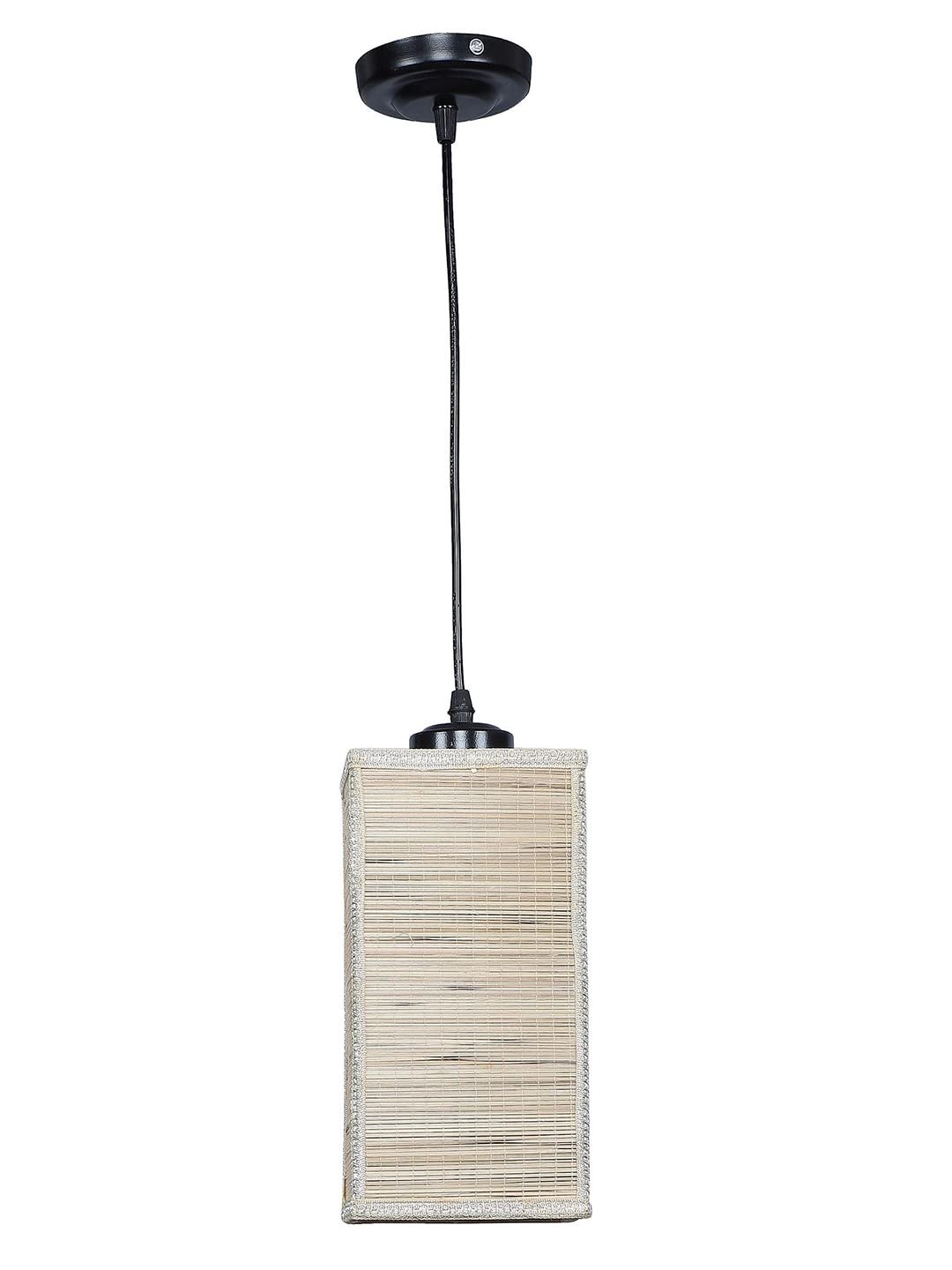 Natural Square Bamboo Hanging Lamp (SH48)