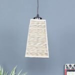 Natural Pyramid Bamboo Hanging Lamp (SH50)