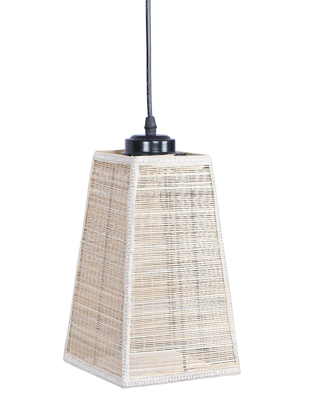 Natural Pyramid Bamboo Hanging Lamp (SH50)