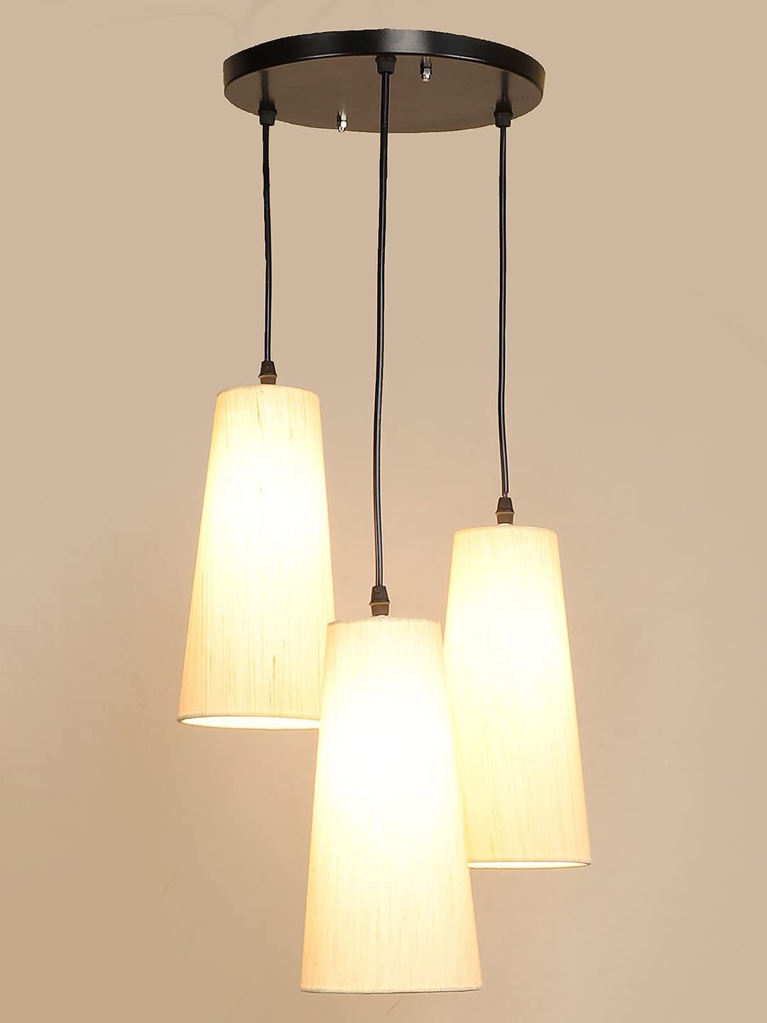 Off-White conical Cotton Cluster Hanging lamp