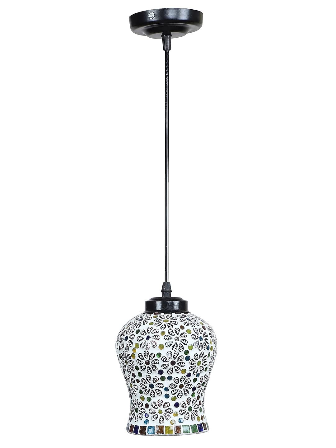 Multicolor Mosaic Glass Hanging Lamp (SH67)