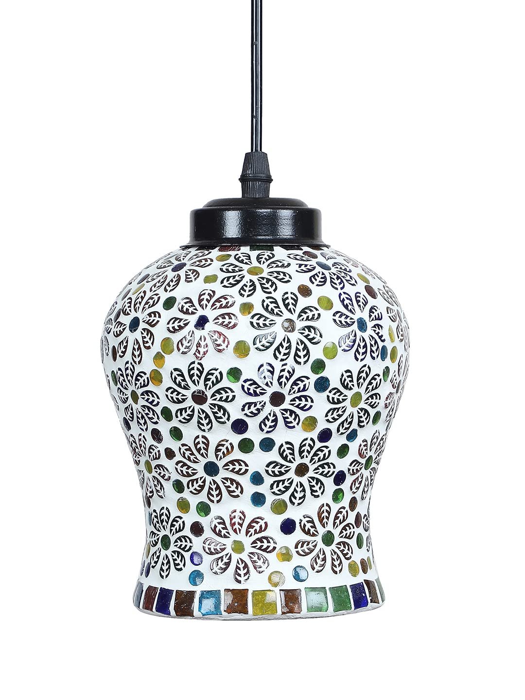Multicolor Mosaic Glass Hanging Lamp (SH67)