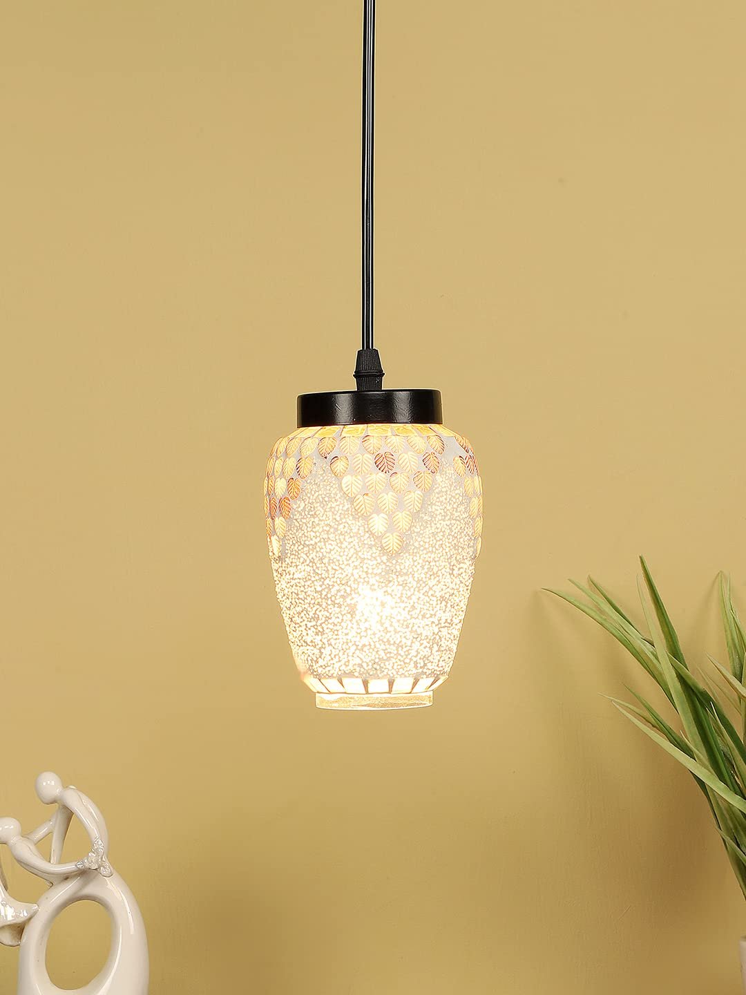 Multicolor Mosaic Glass Hanging Lamp (SH74)