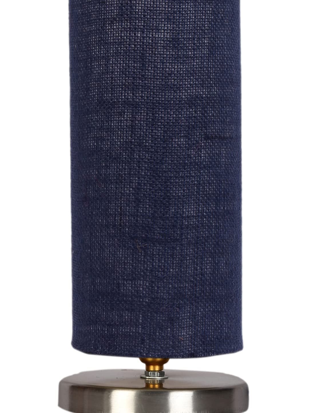 Blue Jute Table lamp with Steel Base