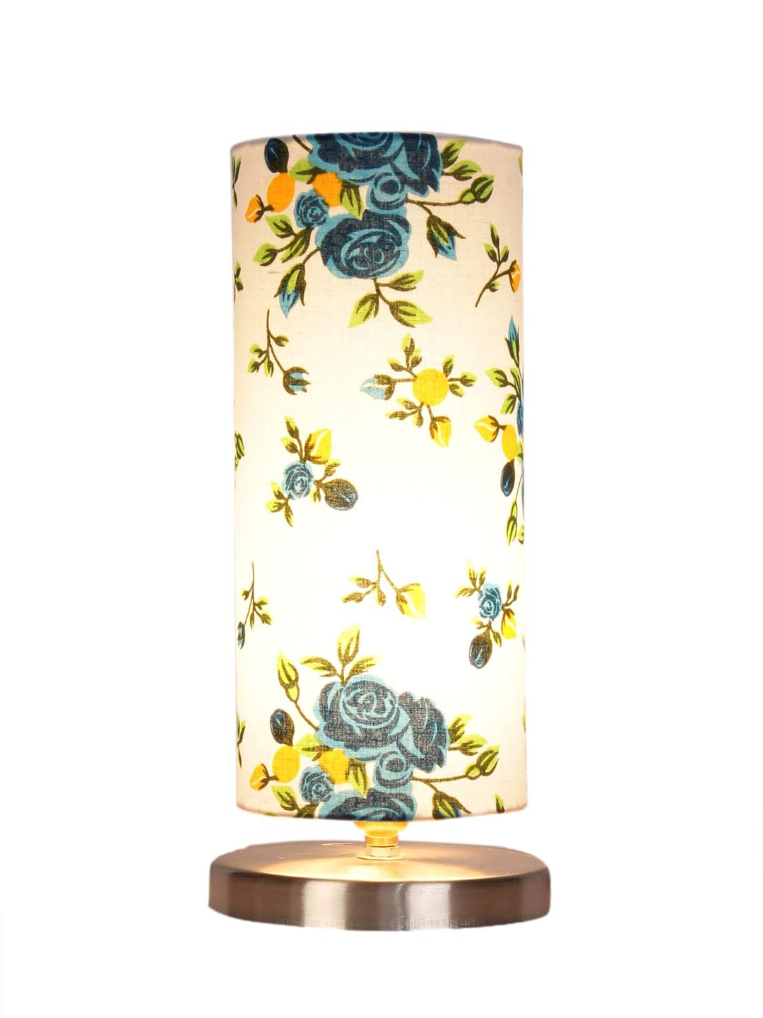 Multicolor Cotton Table lamp with Steel Base -13