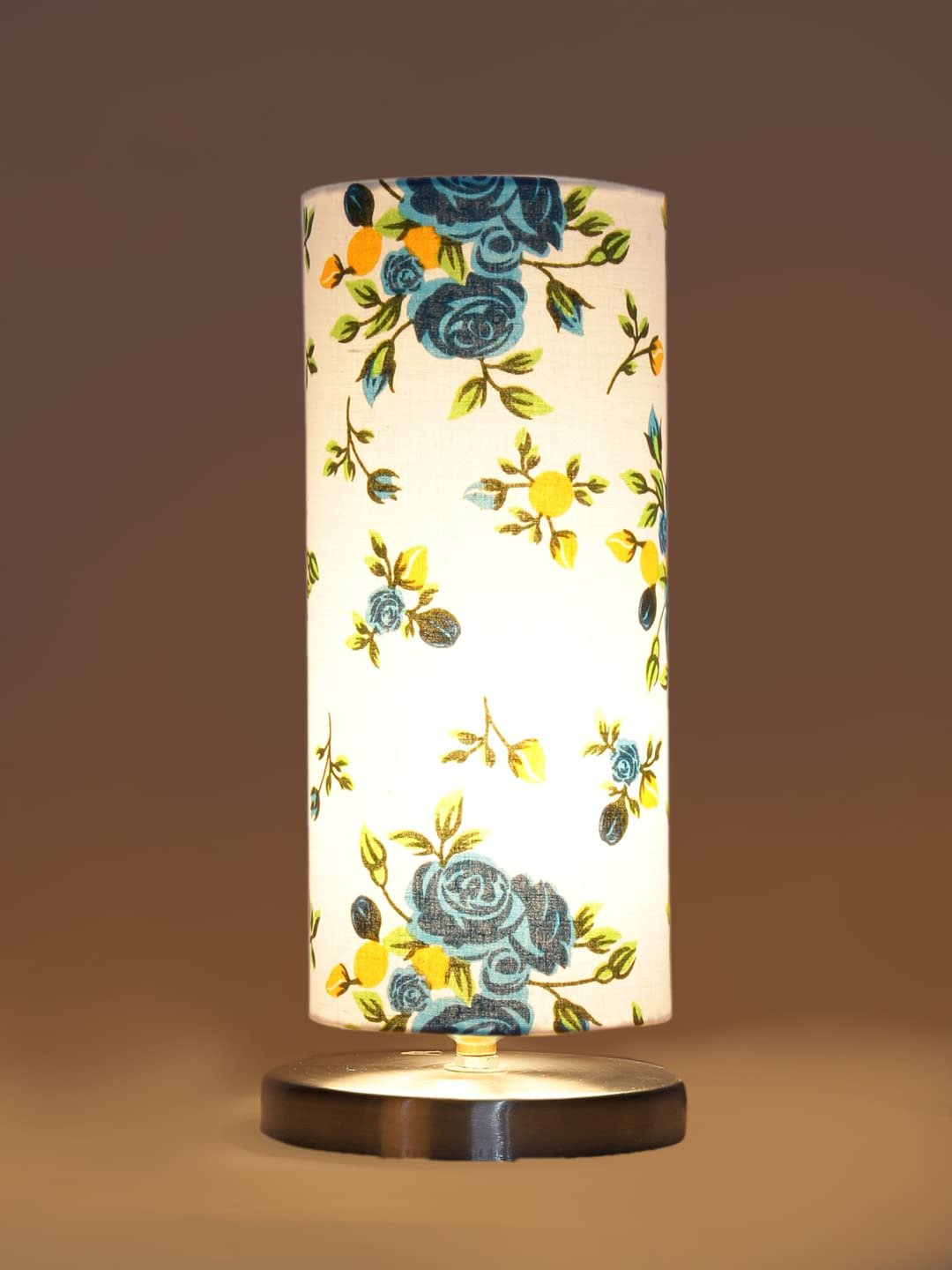 Multicolor Cotton Table lamp with Steel Base -13