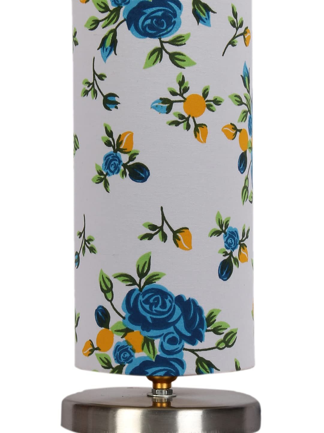 Multicolor Cotton Table lamp with Steel Base -13