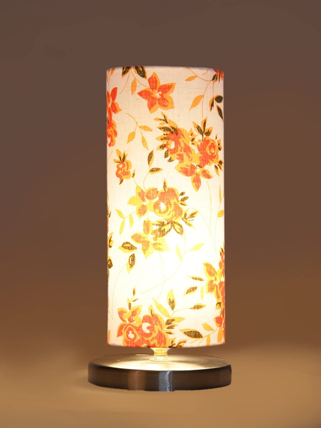 Multicolor Cotton Table lamp with Steel Base -14