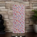 Multicolor Cotton Table lamp with Steel Base -15