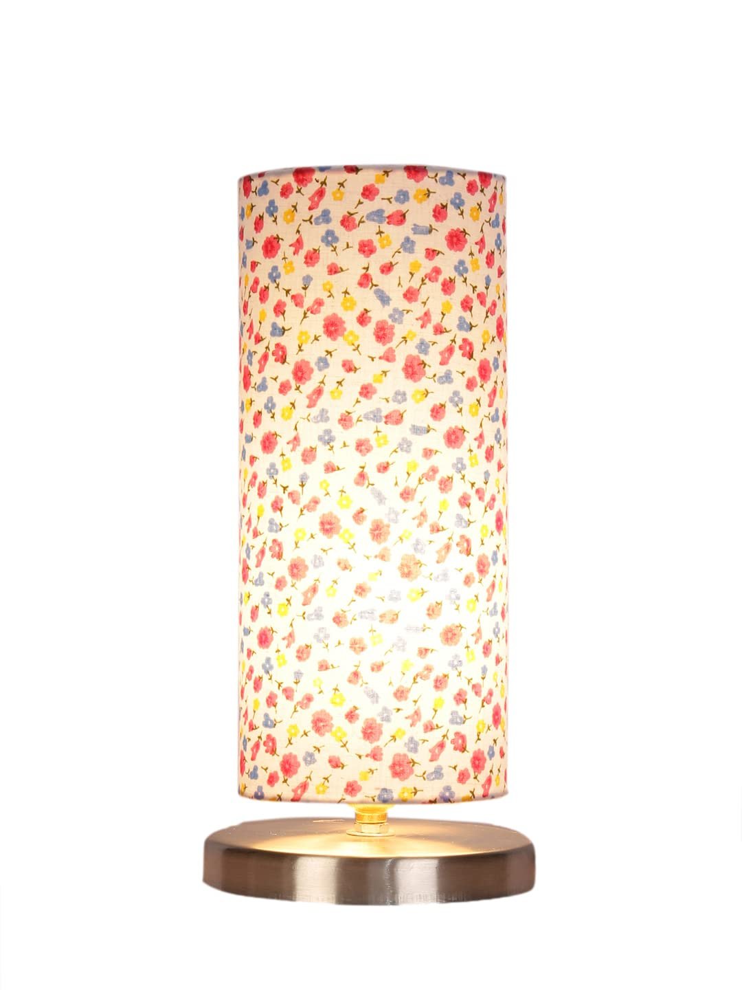 Multicolor Cotton Table lamp with Steel Base -15