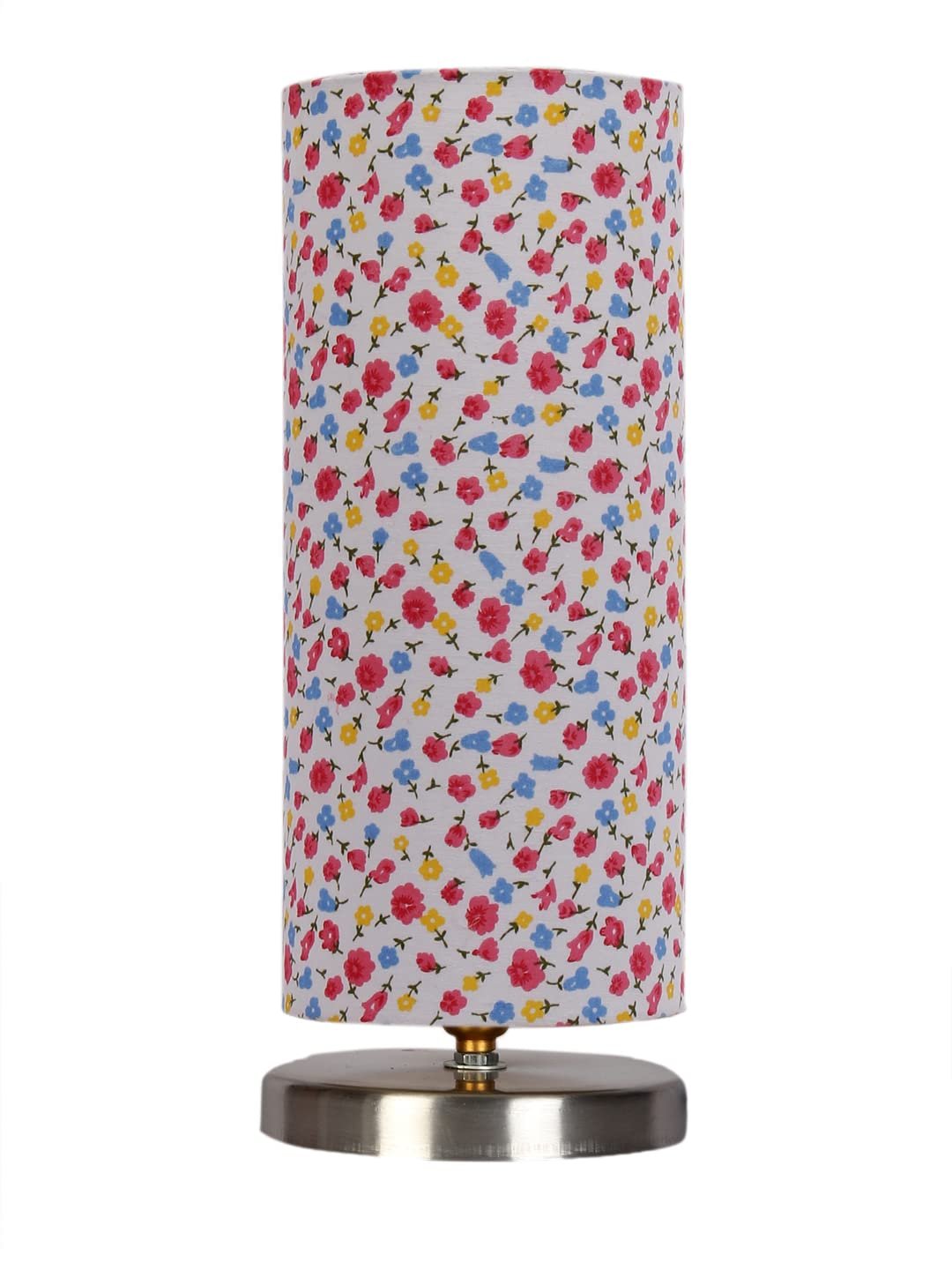 Multicolor Cotton Table lamp with Steel Base -15