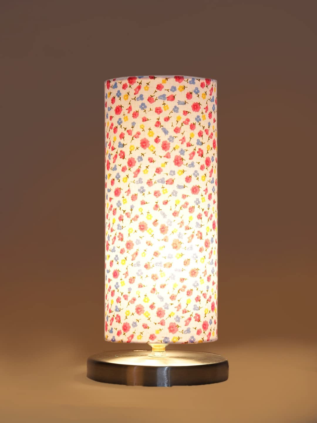 Multicolor Cotton Table lamp with Steel Base -15