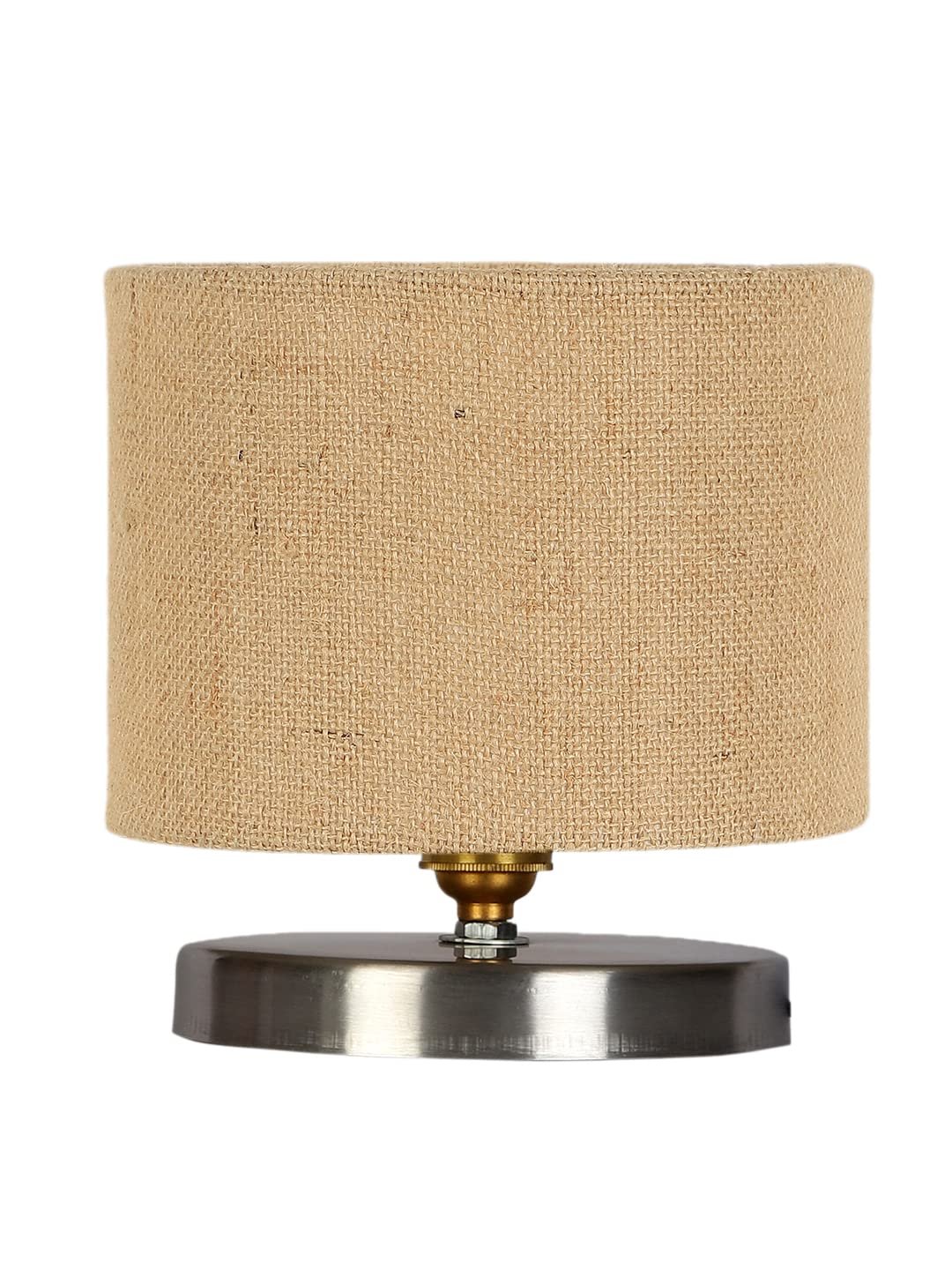 Beige Jute Table lamp with Steel Base -24