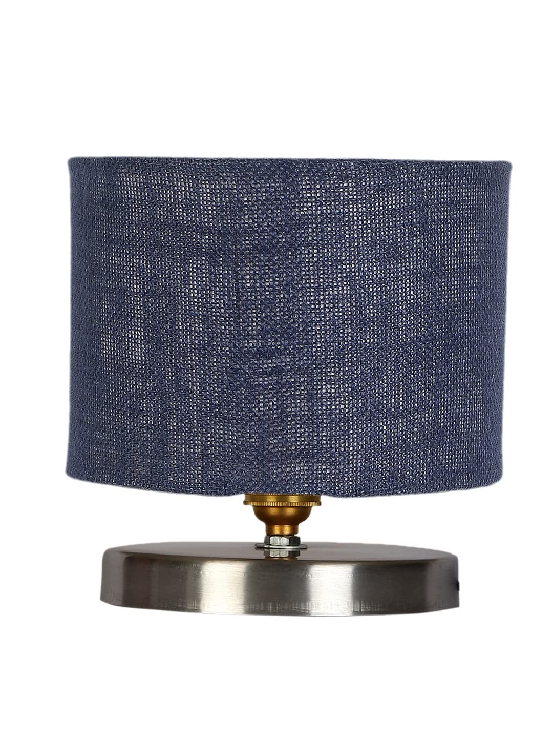 Blue Jute Table lamp with Steel Base -28