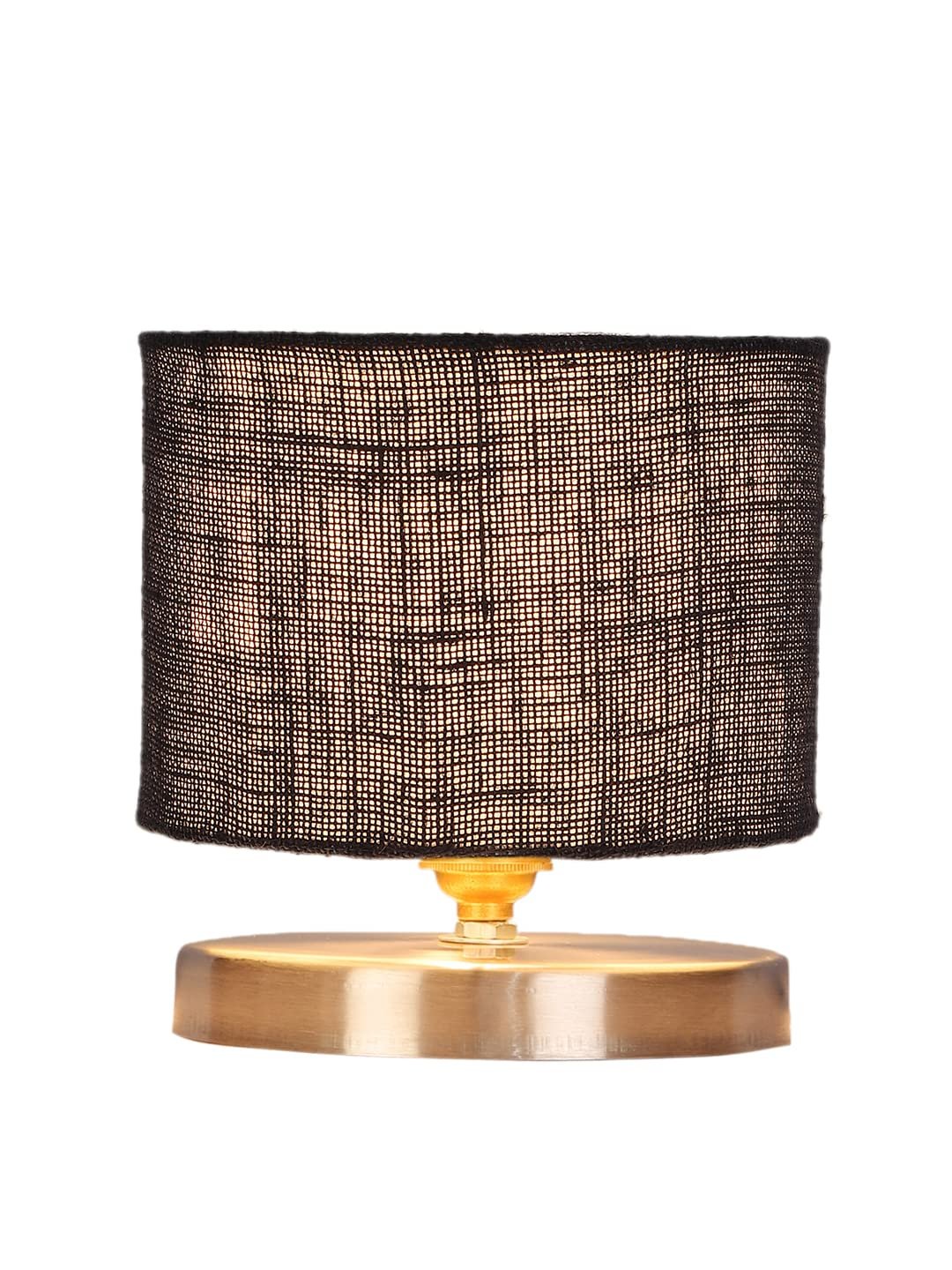 Blue Jute Table lamp with Steel Base -28