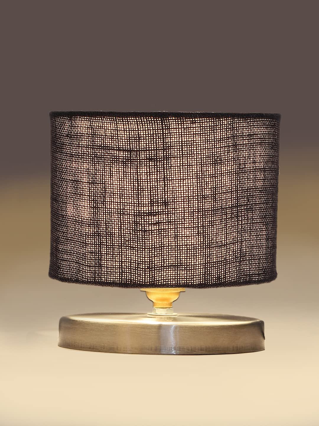 Blue Jute Table lamp with Steel Base -28