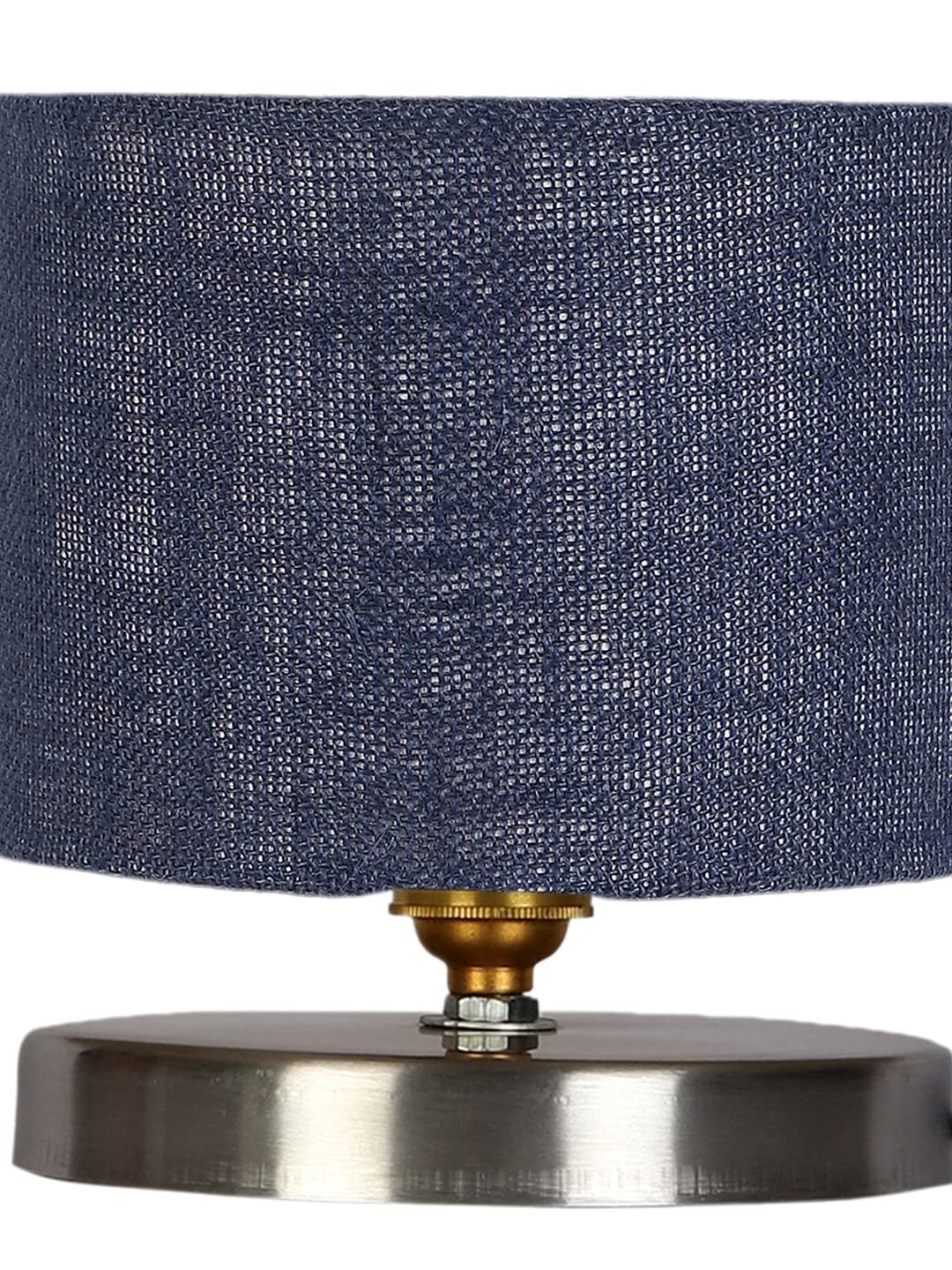 Blue Jute Table lamp with Steel Base -28