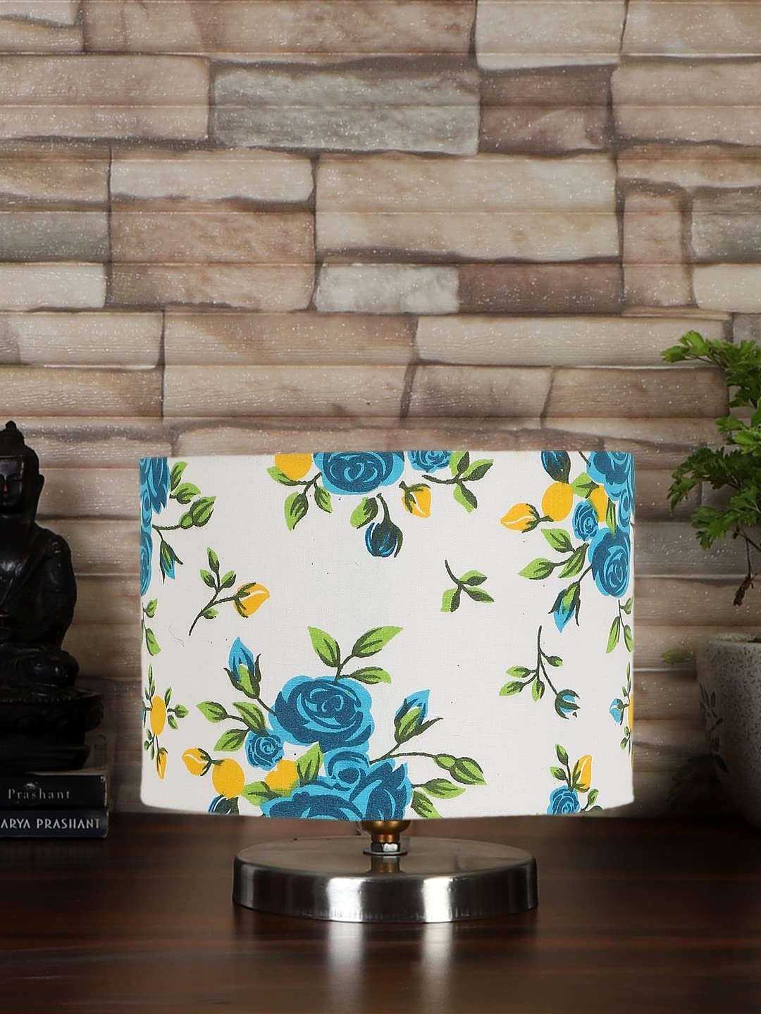 Multicolor Cotton Table lamp with Steel Base -29