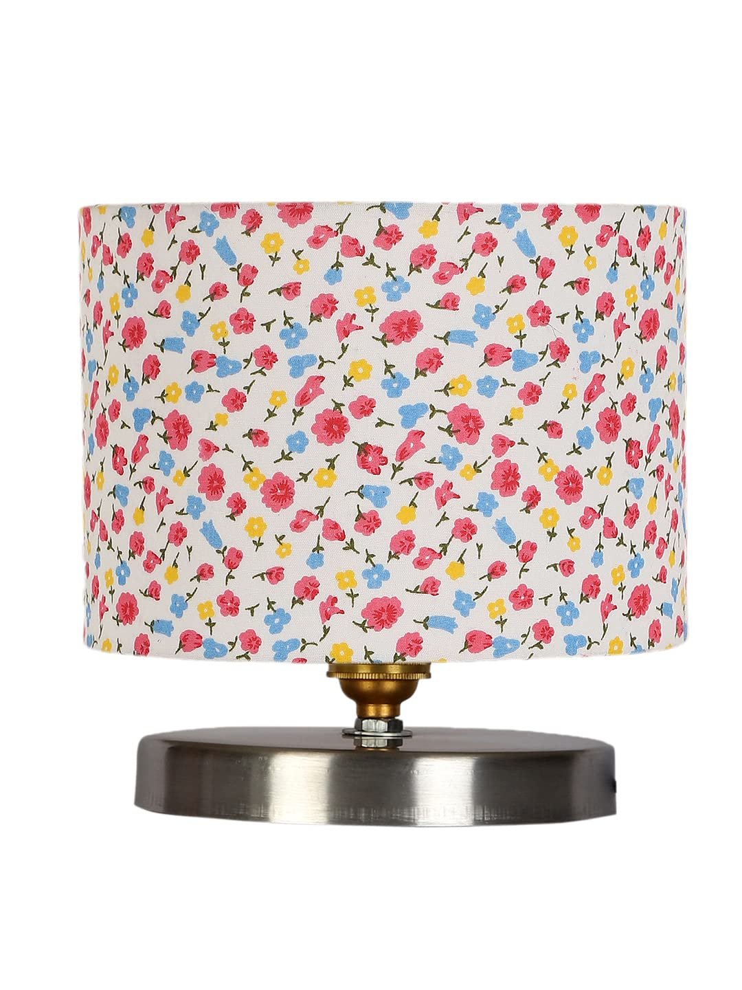 Multicolor Cotton Table lamp with Steel Base -31