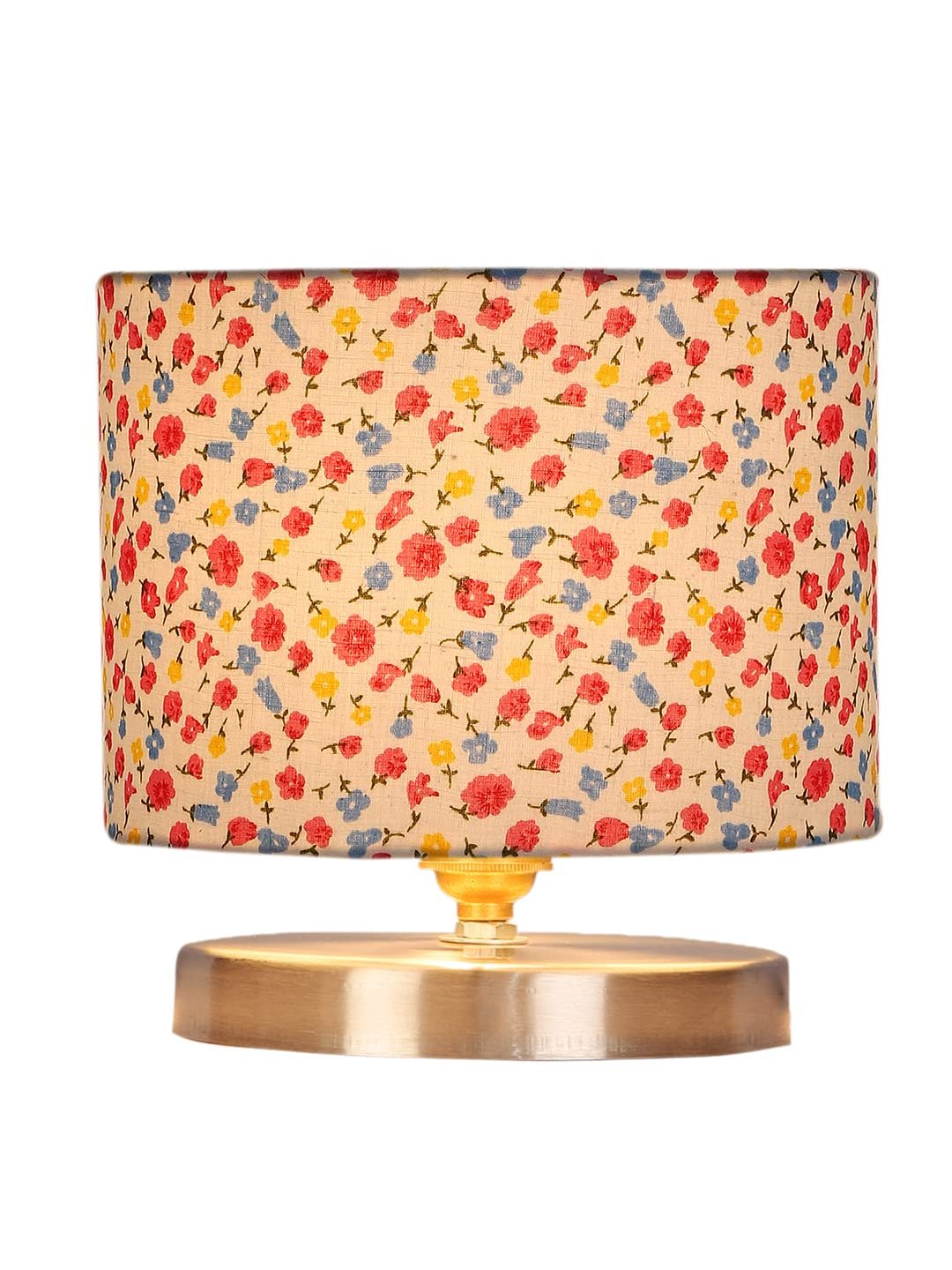 Multicolor Cotton Table lamp with Steel Base -31