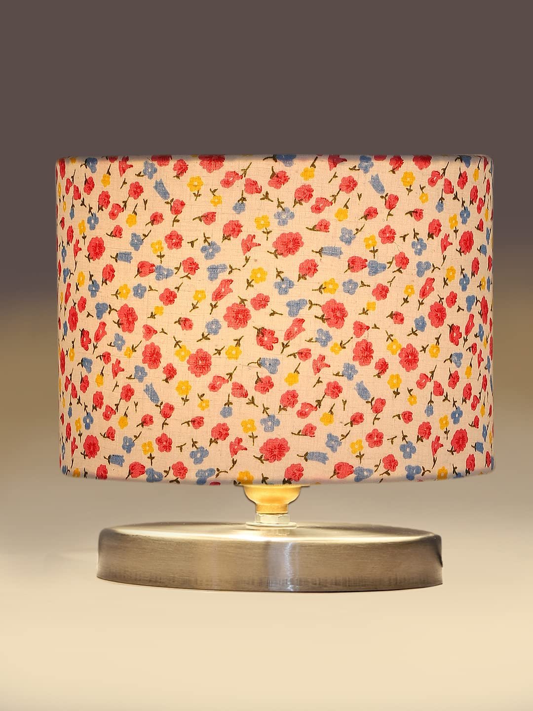 Multicolor Cotton Table lamp with Steel Base -31
