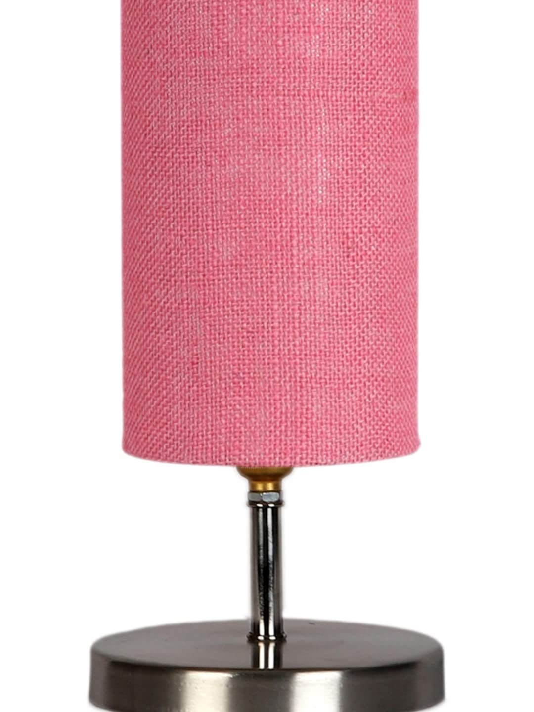 Pink Jute Table lamp with Steel Base -50