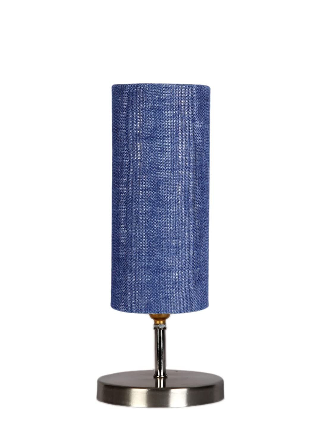 Blue Jute Table lamp with Steel Base -52