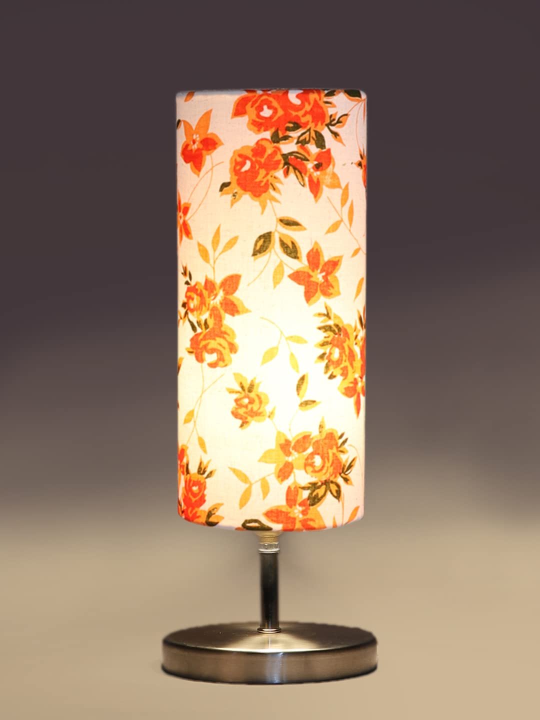 Multicolor Cotton Table lamp with Steel Base -53