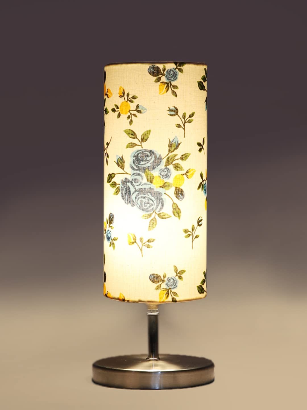 Multicolor Cotton Table lamp with Steel Base -54