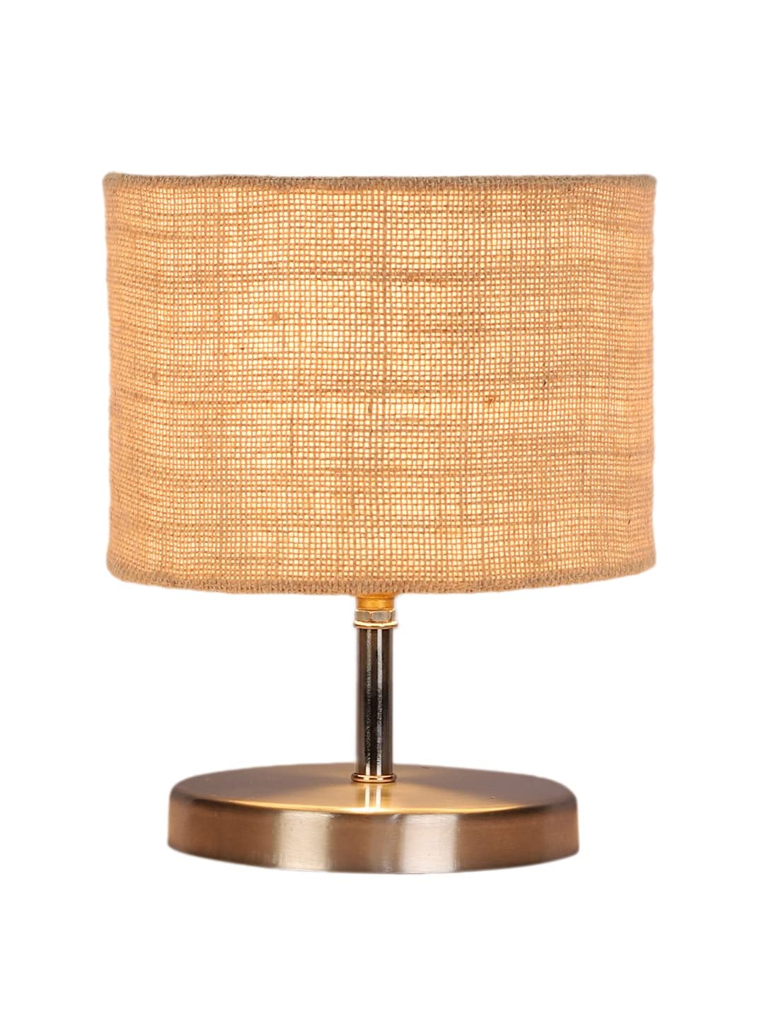 Beige Jute Table lamp with Steel Base -64