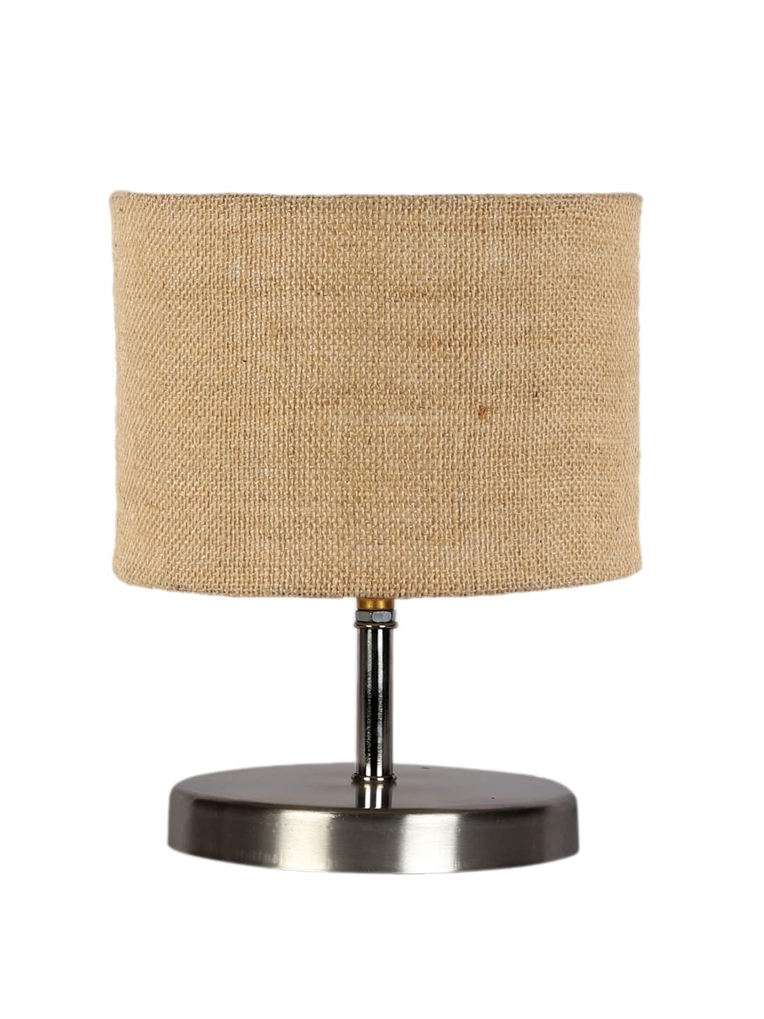 Beige Jute Table lamp with Steel Base -64