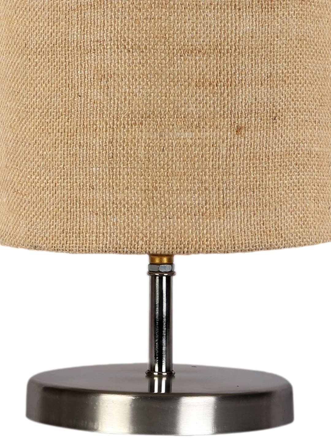Beige Jute Table lamp with Steel Base -64