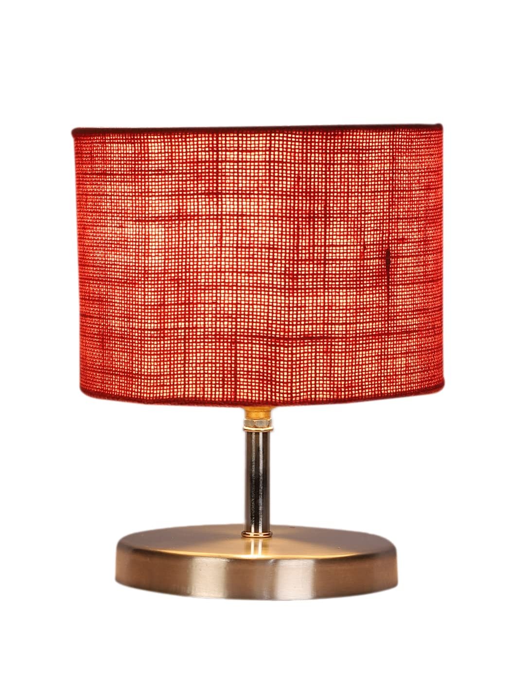 Pink Jute Table lamp with Steel Base -66