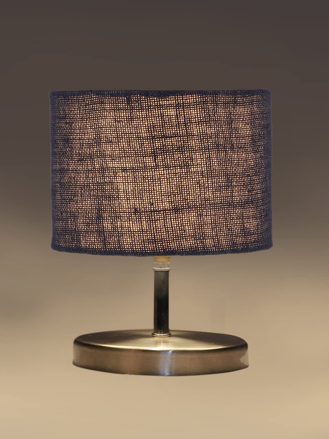 Blue Jute Table lamp with Steel Base -68